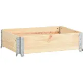 vidaXL Hochbeet 60x80 cm Kiefer Massivholz