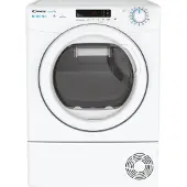 Candy Smart Pro CSO4H7A2DE-S, Freistehend, Frontlader, Wärmepumpe, Weiß, Tasten, Drehregler, Links