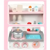 Elite Toys Kids Zone klappbare Tisch-Spielküche Pink