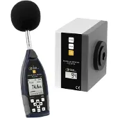 Pce Instruments -432-SC 09 Tragbarer Profi Schallkalibrator Klasse 1 inkl. Schallpegelmessgerät mit GPS Klasse 1