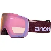 Anon M5S Goggles + Bonus Lens + MFI Face Mask deep cherry/perceive cloudy pink (EZP) Regular NA