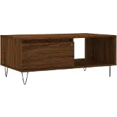 vidaXL Couchtisch Braun Eichen-Optik 90x50x36,5 cm Holzwerkstoff