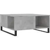 vidaXL Couchtisch Betongrau 80x80x36,5 cm Holzwerkstoff