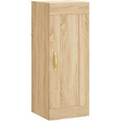 vidaXL Wandschrank Sonoma-Eiche 34,5x34x90 cm Holzwerkstoff