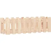vidaXL Hochbeet Lattenzaun-Design 100x30x30 cm Massivholz Kiefer