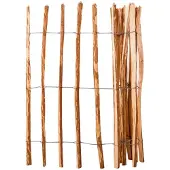 vidaXL Staketenzaun Haselnuss 120x250 cm