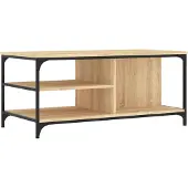 vidaXL Couchtisch Sonoma-Eiche 100x50x45 cm Holzwerkstoff