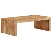vidaXL Couchtisch 110x55x35 cm Massivholz Akazie