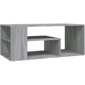 vidaXL Couchtisch Grau Sonoma 100x50x40 cm Holzwerkstoff