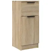 vidaXL Sideboard Sonoma-Eiche 30x30x70 cm Holzwerkstoff