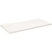 vidaXL Schreibtischplatte Weiß 110x60x2,5 cm Massivholz Kiefer