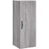 vidaXL Wandschrank Grau Sonoma 34,5x34x90 cm Holzwerkstoff