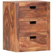 vidaXL Nachttisch 40x30x50 cm Massivholz Mango