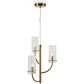 Maytoni Arco Pendelleuchte, Hängeleuchte 3x G9 Messing