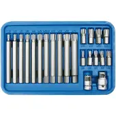 SW-Stahl 04425L Schrauberbit-Satz 22-tlg Bitset Innenkeilprofil (Ribe CV) Torx Plus