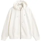 Gant Kapuzensweatjacke "SHIELD ZIP HOODIE" Grafische -Stickerei auf der Brust
