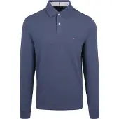 Tommy Hilfiger Polo normale Passform blau einfarbig