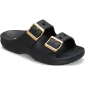 Crocs ,Damen,Saturday Metallic Buckle Sandal W,Schwarz,41-42