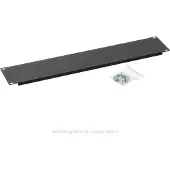Triton 19" blanking panel 4U black, Schwarz