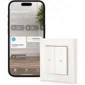 EVE SYSTEMS Shutter Switch: Intelligente Rollladensteuerung mit integrierten Zeitplänen, adaptiver Beschattung, Siri-Sprachsteuerung, Timer, Fernzugriff, keine Bridge erforderlich