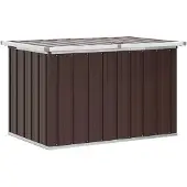 vidaXL Garten-Aufbewahrungsbox Braun 109 x 67 x 65 cm