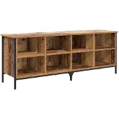 vidaXL Schuhschrank Altholz 131 x 35 x 50 cm Verbundholz und Eisen