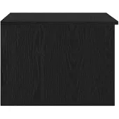 vidaXL Couchtisch Schwarz Eichen-Optik 50 x 50 x 36 cm Holzwerkstoff