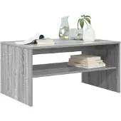 vidaXL Couchtisch Sonoma-Grau 80 x 50 x 40 cm Holzwerkstoff