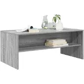 vidaXL Couchtisch Sonoma-Grau 100 x 50 x 40 cm Holzwerkstoff