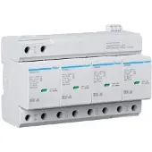 Hager Kombiableiter SPA801 T1+T2 4P Uc 350V Iimp 25kA