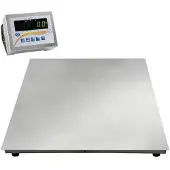 Pce Instruments Bodenwaage -SD 3000E SST bis 3.000 kg Ablesbarkeit 1 kg Edelstahl eichfähig netzbetrieben