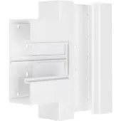 Hager BR6517089016, Kabelrinnenhalterung, Weiß, Polyvinylchlorid (PVC), 170 mm, 68 mm