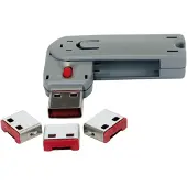 EXSYS EX-1114-r 4 x USB Schloss 1 Schlüssel
