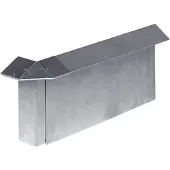 DeuFa Schneckenabwehrblech 100cm, verzinkt, silber