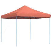 vidaXL Partyzelt Faltbar Pop-Up Terrakottarot 292x292x315 cm