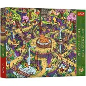 Trefl Puzzle Premium Plus Das unmö gliche Labyrinth: Lustiges Capybara 500 dlks