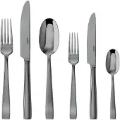 Sambonet Flat Edelstahl/PVDschwarz Besteck 36tlg.Vh. S0015-S00019-62712B83