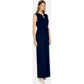 Betty & Co Jumpsuit "Jumpsuit ohne Arm", Damen, Gr. 36, EURO, blau (dunkelblau), Obermaterial: 100% Polyester PES., Overalls Jumpsuit