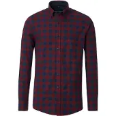 Casamoda Flanellhemd "Flanellhemd Langarm kariert"