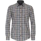 Casamoda Flanellhemd "Flanellhemd Langarm kariert"