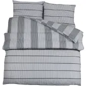 vidaXL Bettwäsche-Set Grau 200x220 cm Baumwolle