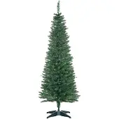 HOMCOM Weihnachtsbaum Christbaum Kunsttanne Tannenbaum mit Metallfuß