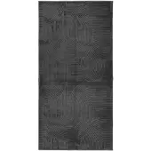 vidaXL Teppich IZA Kurzflor Skandi-Stil Anthrazit 100x200 cm