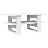 vidaXL Couchtisch Weiß 102x55x42 cm Holzwerkstoff