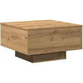 vidaXL Couchtisch Artisan-Eiche 55 x 55 x 31 cm