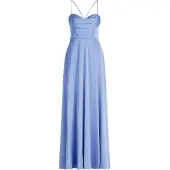 Vera Mont Abendkleid "Damen mit Wasserfallausschnitt" Nahttasche