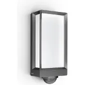 Steinel Aussenwandleuchte mit Bewegungsmelder L 42 SC Bluetooth, schwarz, Aluminium