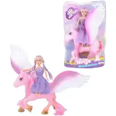 Toi-Toys Teenagerpuppe mit Pegasus - magisches Spielzeug für Kinder