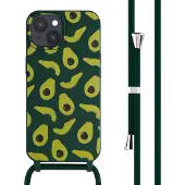 IMoshion SilikonHülle design mit Band iPhone 15 - Avocado Green