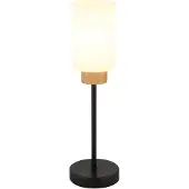 Globo Tischlampe Rowena Schwarz